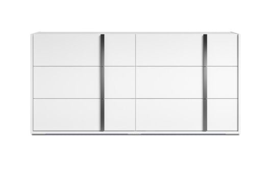 Bianca 6-Piece King Bedroom Package - White Lacquer