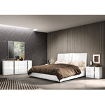 Bianca 3-Piece King Bed - White Lacquer