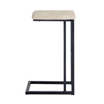 Boone Bar Height Stool - Black, Bravo Cream