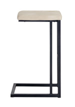 Boone Bar Height Stool - Black, Bravo Cream