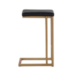 Boone Counter Height Stool - Champagne Gold, Onyx