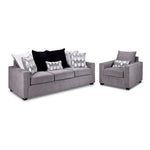 Brooklyn Sofa and Chair- Grey