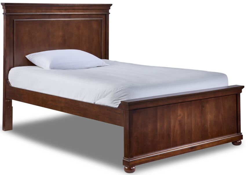 Canterbury 6-Piece Twin Bedroom Package - Warm Cherry