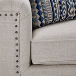 Charice Sofa, Loveseat & Chair and a Half - Putty