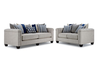 Charice Sofa & Loveseat - Putty