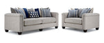 Charice Sofa & Chair and a Half - Putty