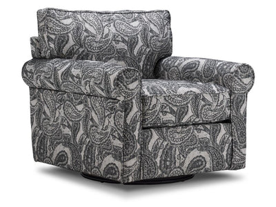 Chateau Swivel Chair-Ebony