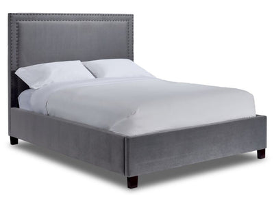 Chloe 3-Piece Queen Bed - Grey