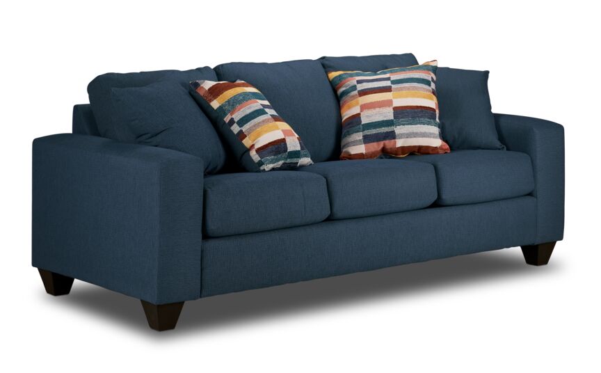 Cindy Sofa and Loveseat Set-Blue