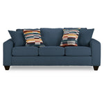 Cindy Sofa and Loveseat Set-Blue