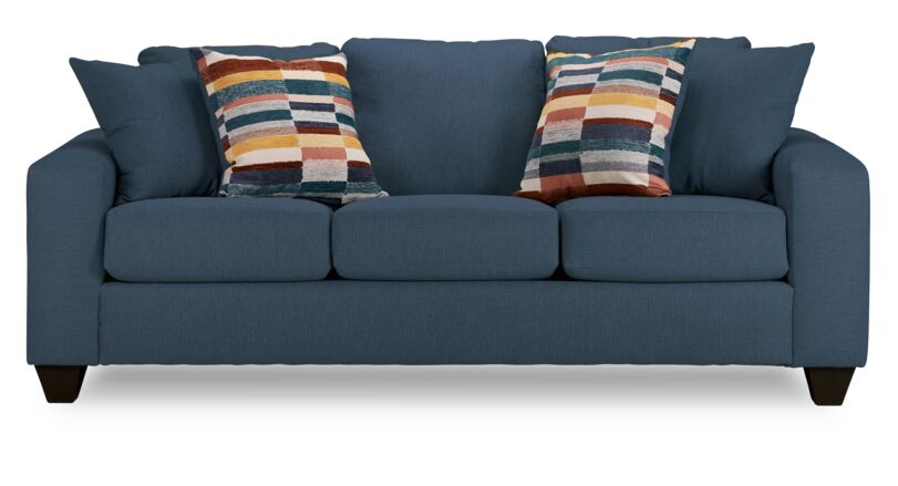 Cindy Sofa and Loveseat Set-Blue