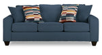 Cindy Sofa, Loveseat and Chair Set-Blue