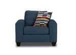 Cindy Sofa and Chair Set-Blue