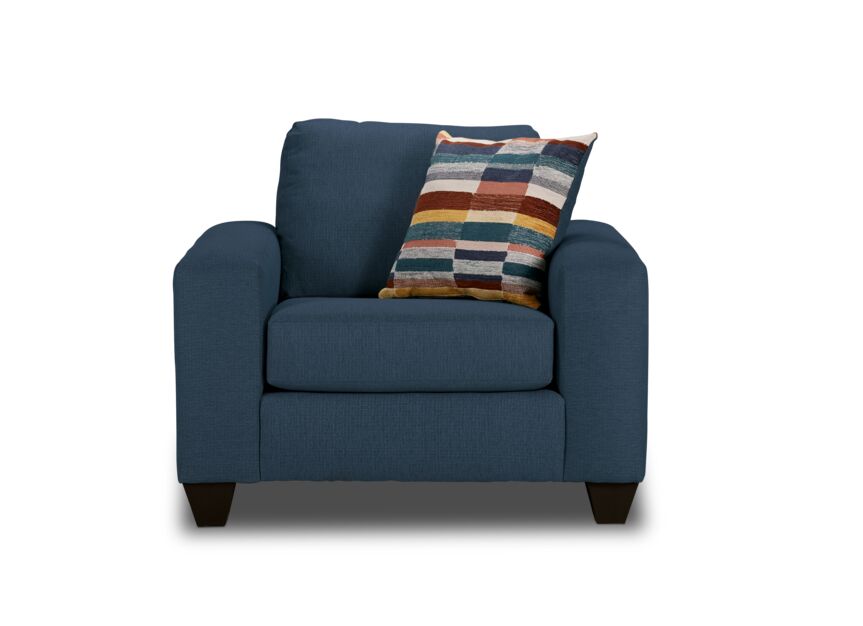 Cindy Sofa, Loveseat and Chair Set-Blue