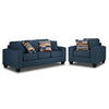 Cindy Sofa and Chair Set-Blue