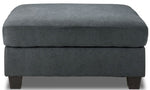 Cosmo Ottoman - Dark Grey
