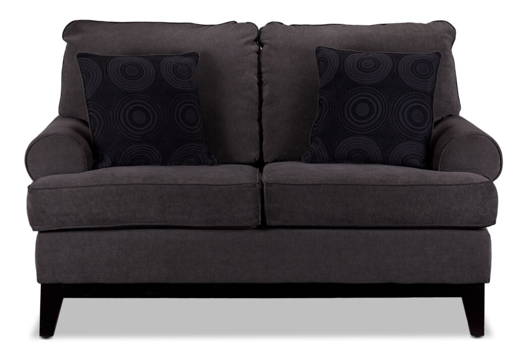 Crizia Loveseat - Dark Grey