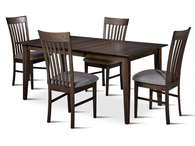 Cypress 5-Piece Dining Set - Graphite