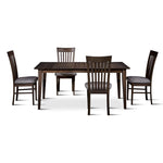 Cypress 5-Piece Dining Set - Graphite
