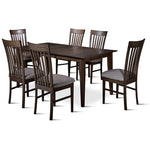 Cypress 7-Piece Dining Set - Graphite