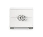 Dafne Night Table - White Lacquer
