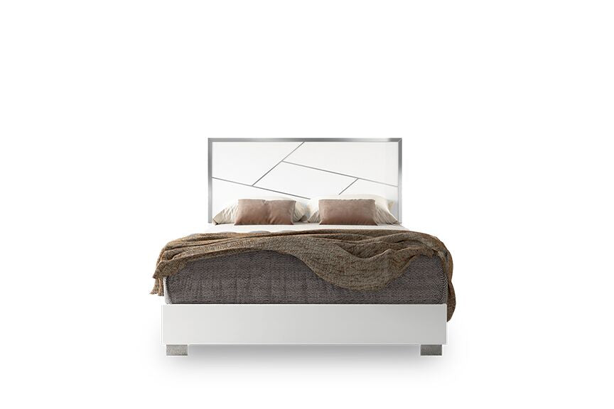 Dafne 5-Piece Queen Bedroom Package - White Lacquer