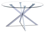 Darron 5-Piece Round Dining Set - White