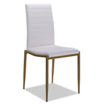 Darron 7-Piece Dining Set - White, Gold