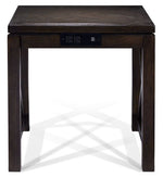 Diamond End Table - Walnut