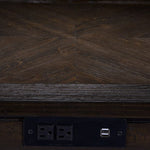 Diamond End Table - Walnut