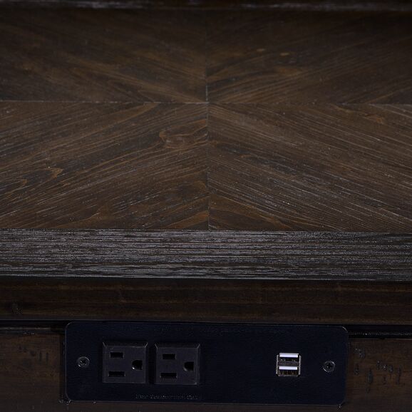Diamond End Table - Walnut
