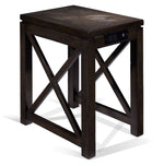 Diamond Side Table - Walnut