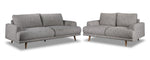 Dianna 2 Pc. Living Room Package w/ Loveseat - Grey