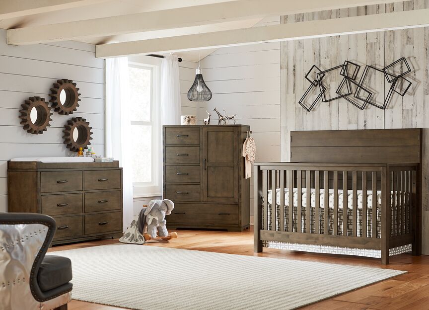 Dovetail Crib - Graphite
