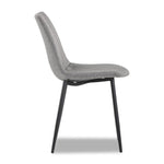 Drew Side Chair - Black, Light grey
