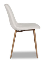 Drew Side Chair - Champagne Gold, Antonio Linen