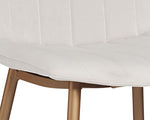 Drew Side Chair - Champagne Gold, Antonio Linen