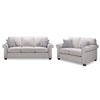 Duffield Sofa and Loveseat Set - Light Beige