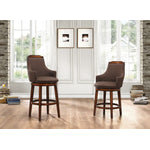 Dusty Counter Height Stool - Dark Brown
