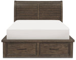 Eden 3-Piece King Storage Bed - Grey