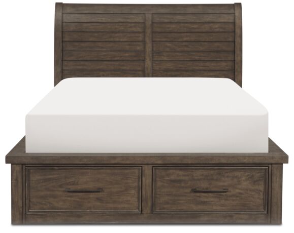 Eden 3-Piece Queen Storage Bed - Grey