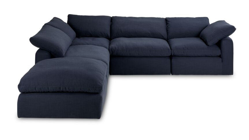 Effie 5 Pc. Sectional - Blue