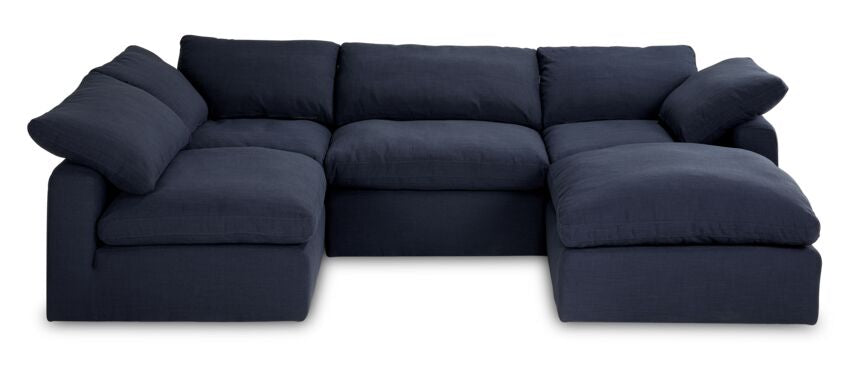 Effie 5 Pc. Sectional - Blue