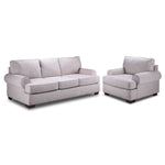 Elaine Sofa & Chair Set - Cream