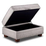 Farmington Storage Ottoman - Buff