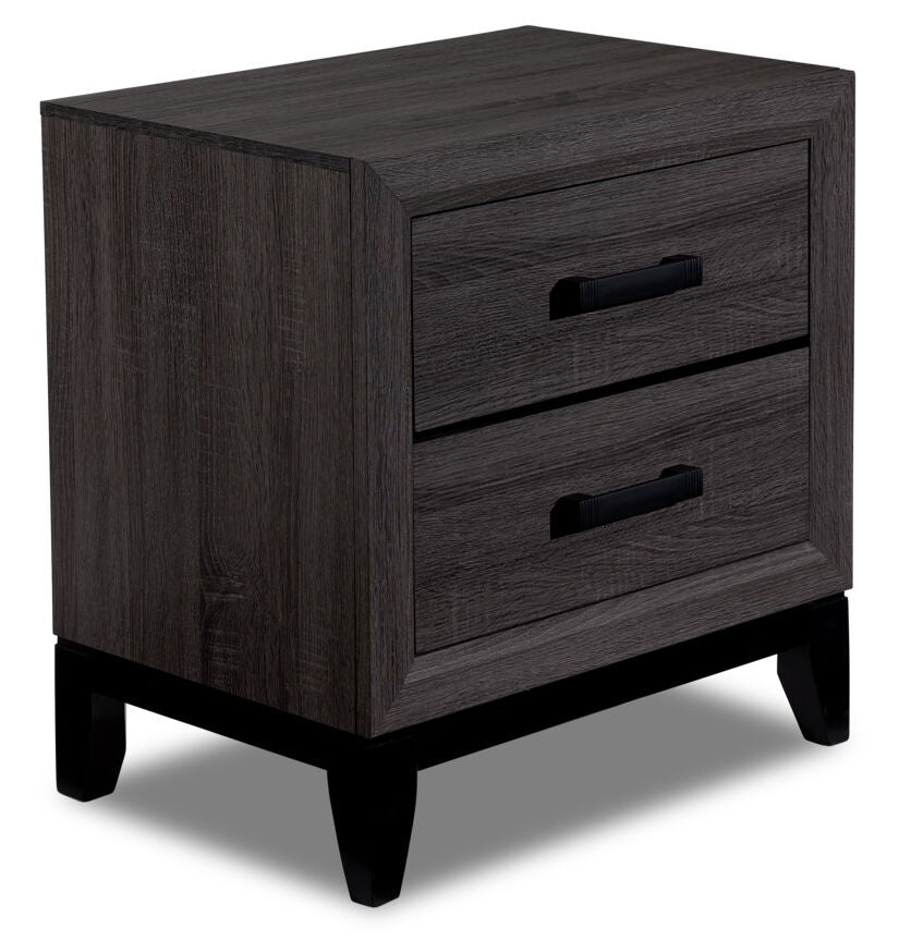 Fog 6-Piece Queen Bedroom Package - Grey, Black