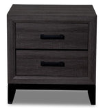 Fog Night Table - Grey, Black