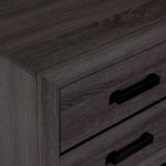 Fog 6 Drawer Dresser - Grey, Black