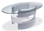 Sadie Coffee Table - Grey and White