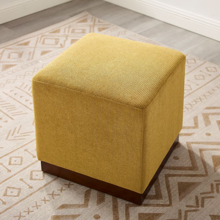 Grace Ottoman - Mustard